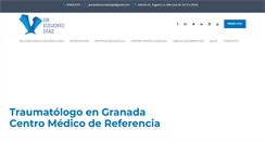 Desktop Screenshot of granadatraumatologo.com